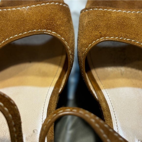 PRADA Suede Espadrille Platform. Size 37. - Picture 5 of 7